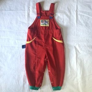 Vintage Boys 24 Months Buster Brown Corduroy Jumper Overalls One-Piece